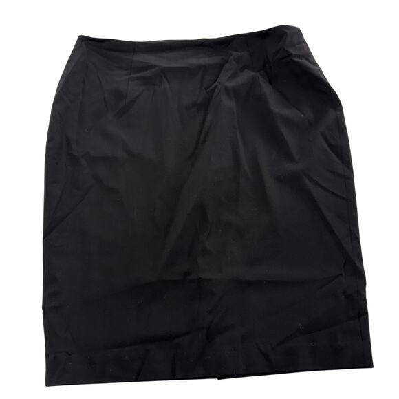 Boss Hugo Boss Skirt Womens Large Black Pencil Straight A Line Career - Picture 2 of 10